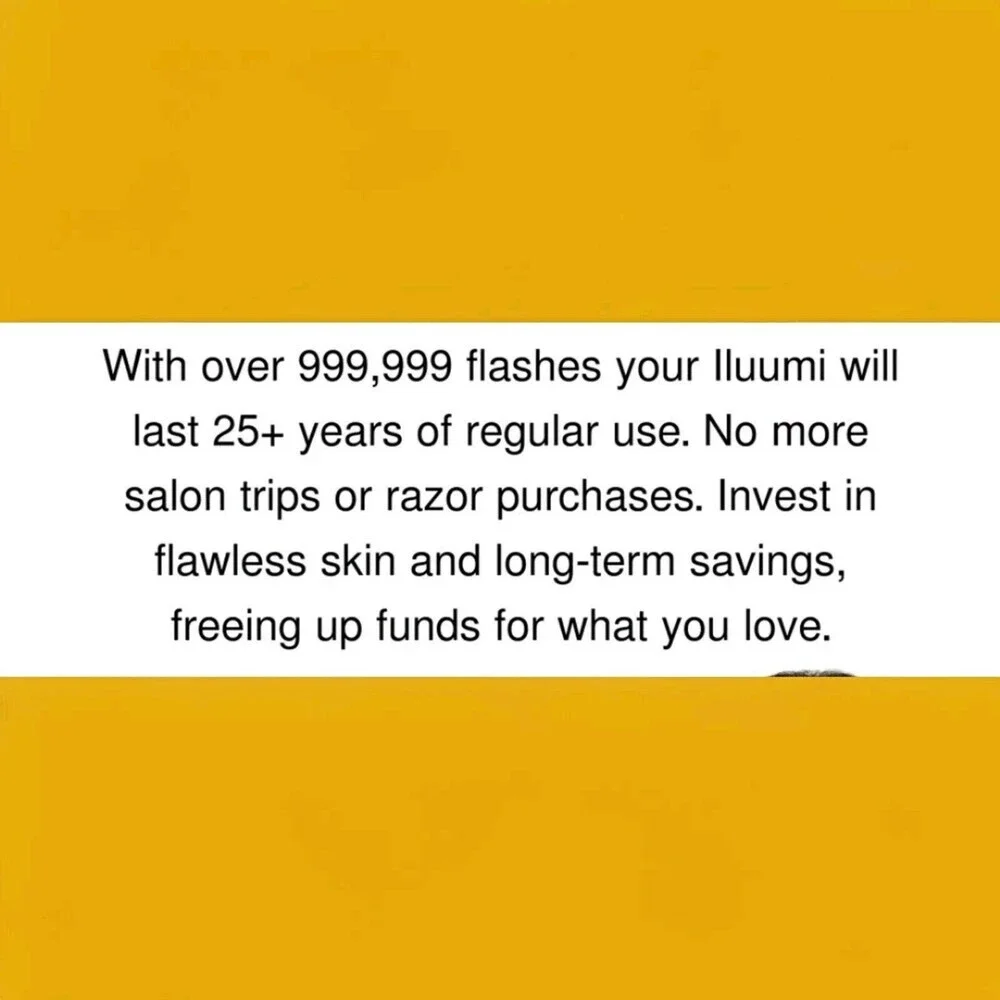 ILUUMI IPL PRO Permanent Lasar Hair Removal Handset NEW Excellent‎ Fast Shipping